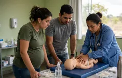 Nova lei obriga sa�de p�blica de Mato Grosso a ensinar gestantes a salvar beb�s de engasgo