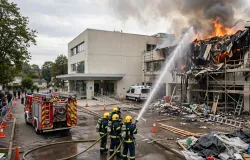 Fogo destr�i parte do telhado de hospital em Guarant� do Norte, mas ningu�m se machucou