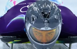 Atleta � eliminado ap�s usar capacete em homenagem a ucranianos mortos na guerra