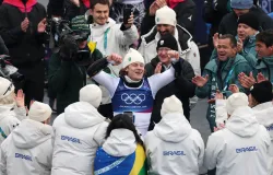 Brasil se torna o terceiro pa�s do Hemisf�rio Sul a ganhar medalha na neve