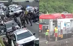 Policial faz disparos dentro de casa, foge e � baleado pela PM em SP