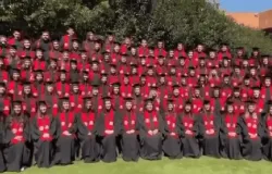 Plataforma desmorona durante foto de formatura no M�xico; 23 estudantes precisaram de atendimento m�dico