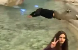 Turista � preso na It�lia ap�s pular na fonte de Trevi