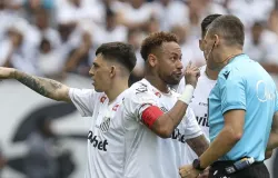 Neymar sai do jogo por causa de erro do juiz e Santos perde de 3 a 0 para o Coritiba