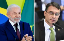Pesquisa mostra Lula na frente de Fl�vio Bolsonaro nas elei��es