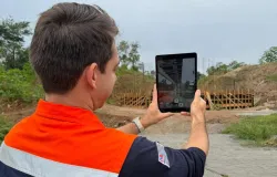 Defesa Civil usa realidade aumentada para verificar obras