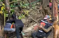 Equipes resgatam mais 4 pessoas presas em caverna inundada no Laos