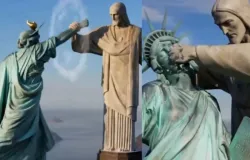 Ir� cria v�deo com Cristo Redentor e Est�tua da Liberdade lutando contra os EUA