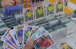 Troca de figurinhas pode ajudar a pagar o �lbum da Copa do Mundo