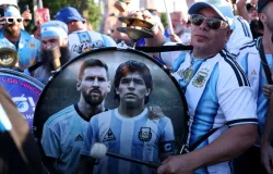 Torcida argentina vai agitar o centro de Dallas antes do jogo contra a �ustria