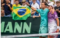 Jo�o Fonseca fica em segundo lugar em duplas no torneio de Halle