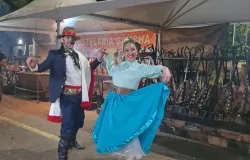 Feira em Campo Grande celebra a cultura ga�cha com facas artesanais, dan�a e comidas t�picas