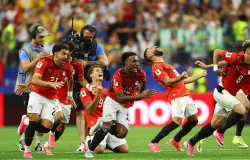 Egito vence Austr�lia nos p�naltis e avan�a pela primeira vez �s oitavas de final