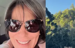 Gloria Pires visita o sitio ecologico de Cleo e se encanta: 'Com meus amores'