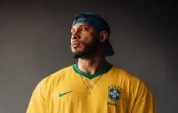 Ramon Dino acompanha estreia da esposa em campeonato de fisiculturismo em Santa Catarina
