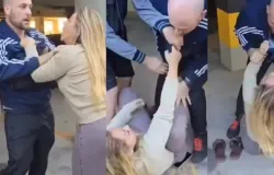 Candidata a deputada � filmada agredindo entregador de m�veis