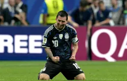 Camisa da Argentina para a final tem detalhes especiais e homenagens a Messi