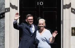 Esposa do novo primeiro-ministro brit�nico j� participou de programa de namoro na TV