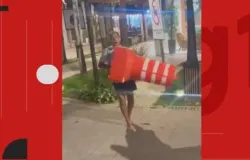 Argentino causa confus�o ap�s derrota na Bahia