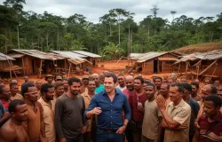 Candidato � Presid�ncia visita garimpo ilegal controlado por fac��o criminosa em Mato Grosso