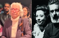 Fernanda Montenegro recorda o marido ao assistir pe�a de 1960: 'Hist�ria emocionante'