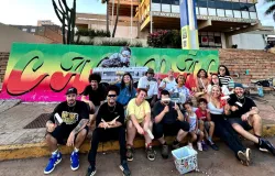 Campo Grande tem festival de arte de rua com mais de 50 cartazes colados em muros