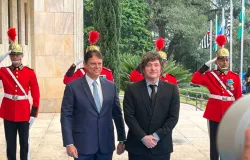 Governador de S�o Paulo recebe presidente argentino no Pal�cio dos Bandeirantes