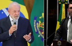 Lula e Fl�vio Bolsonaro empatam em pesquisa para as elei��es de 2026
