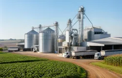 Frisia dobra produ��o de ra��o para porcos em Carambe�