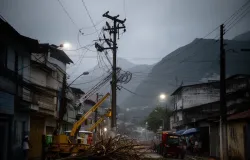 Rio de Janeiro ainda sofre com falta de luz ap�s ventania forte