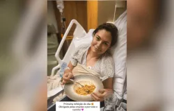 Michelle Bolsonaro posta foto no hospital e agradece ora��es