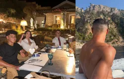 Georgina Rodriguez mostra fotos de viagem com CR7 e chama de 'conto de fadas'