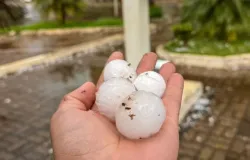 Chuva forte e granizo atingem o Sul do Brasil nesta ter�a-feira