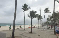 Ciclone 'bomba' no sul do pa�s deve aumentar a for�a dos ventos no Rio