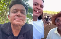 Morre o pai de Frank Aguiar; cantor n�o chega a tempo do sepultamento: 'Meu cora��o est� em sil�ncio'