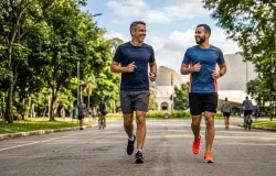 Pai, vamos correr juntos? Os benef�cios da corrida em dupla para o cora��o e a mente