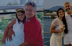Giulia Costa homenageia Marcos Paulo e Otaviano Costa no Dia dos Pais