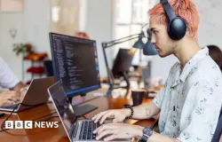 L�deres de tecnologia dizem que IA significa menos trabalho, mas funcion�rios relatam jornadas de at� 90 horas semanais