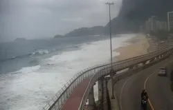 Rio tem alerta de ressaca e ciclovia Tim Maia � interditada