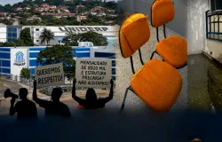 Estudantes de Medicina protestam contra mudan�as e pedem melhorias na Uniderp