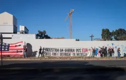 Suspeito de pichar embaixada dos EUA em Bras�lia � preso