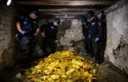 Tesouro de ouro no valor de R$ 55 milh�es � descoberto em por�o na B�lgica