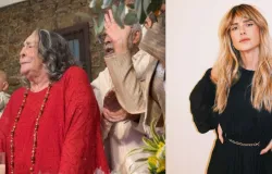Carolina Dieckmann homenageia m�e de Preta Gil em anivers�rio de 80 anos