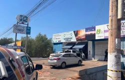 Dono de loja � baleado e ladr�o morre em assalto na Avenida da FEB, em V�rzea Grande