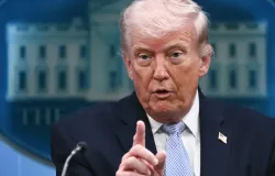 Trump publica mapa tratando Estreito de Ormuz como territ�rio dos EUA