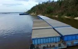 Seca e falta de obras no rio Tapaj�s amea�am escoamento de soja e milho