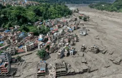 EUA anunciam meio milh�o de d�lares em ajuda ao Nepal ap�s fortes enchentes