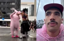 Porquinho da Paulista � agredido em S�o Paulo e desabafa: 'Sempre me senti sozinho'