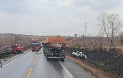 Motorista de caminh�o � preso ap�s acidente que matou jovem e crian�a em Jangada