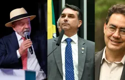 PoderData: Lula lidera com 37%, Fl�vio Bolsonaro 34% e Cury 10% no 1� turno